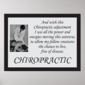 Poster Citations d'ajustement chiropratique (Devant)