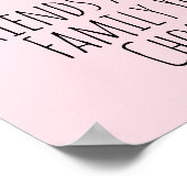 Poster Citations d'amis et de famille Photo Heart Collage (Coin)