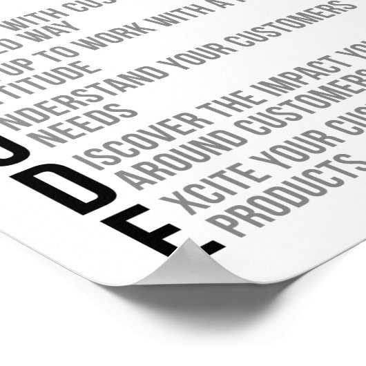 Poster Citations d'attitude (Coin)