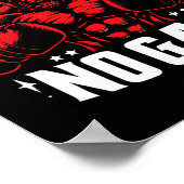 Poster Citations De Boxer Pas De Douleur Pas De Gain Sign (Coin)