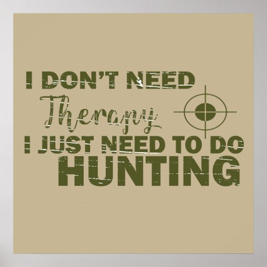Poster citations de chasse disant chasseur amant (Devant)