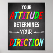 Poster Citations De Classe Inspirationnelle, Décor De Con (Devant)