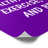 Poster Citations de condition physique (Coin)