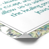 Poster Citations de dépression inspirationnelle chrétienn (Coin)