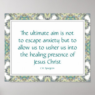 Poster Citations de dépression inspirationnelle chrétienn