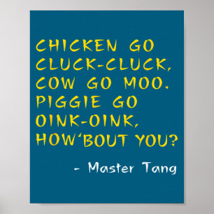 Poster Citations de film Kung W drôles - Chicken Go Cluck