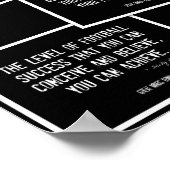 Poster Citations de football collage en noir et blanc (Coin)