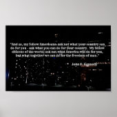 Poster Citations de JFK (Devant)