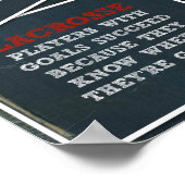 Poster Citations de l'affiche Denim Lacrosse Collage (Coin)