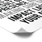 Poster Citations de leadership (Coin)