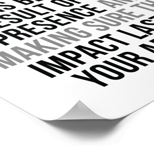 Poster Citations de leadership (Coin)