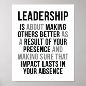 Poster Citations de leadership (Devant)