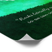 Poster Citations de l'instructeur de méditation du studio (Coin)