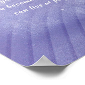 Poster Citations de l'instructeur de Yoga Rose Gold Manda (Coin)