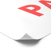 Poster Citations de lunettes de chat cool (Coin)