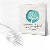 Poster Citations de méditation YOGA Elégant Aquarelle Arb