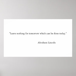 Poster Citations de motivation