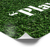 Poster Citations De Motivation Du Baseball (Coin)