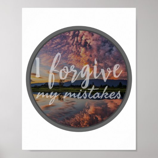 Poster citations de motivation matinale pour acceptation (Devant)