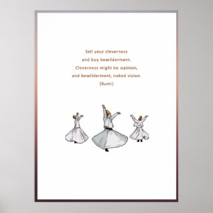 Poster Citations de Rumi