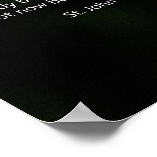 Poster Citations de Saint Jean-Paul II (Coin)