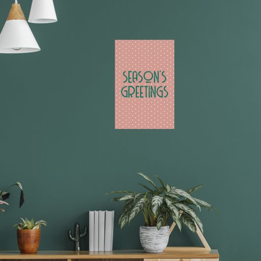 Poster Citations de saison pois (Salon 1)