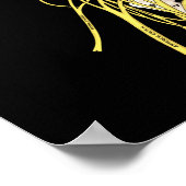 Poster Citations de santé chiropratique Hippocrate (Coin)