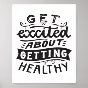 Poster Citations De Santé, Citations De Fitness & Fitness