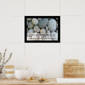 Poster Citations de santé optimale de la chiropratique (Cuisine)