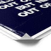 Poster Citations de softball Blue Collage 1-4 (Coin)