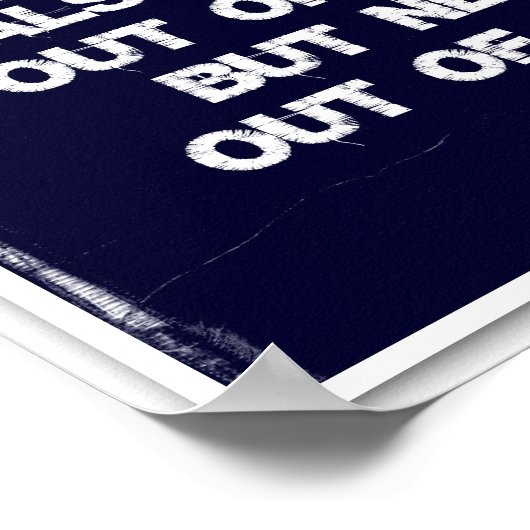 Poster Citations de softball Blue Collage 1-4 (Coin)