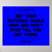 Poster Citations de softball dans Threads 003 (Devant)