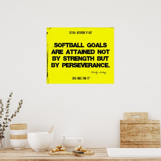 Poster Citations de softball dans Threads 007 (Cuisine)