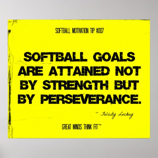 Poster Citations de softball dans Threads 007 (Devant)