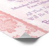 Poster Citations De Vie Inspirationnelle Motivationnelle  (Coin)