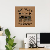 Poster citations de whiskey (Bureau à domicile)