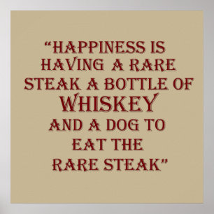 Poster citations de whisky