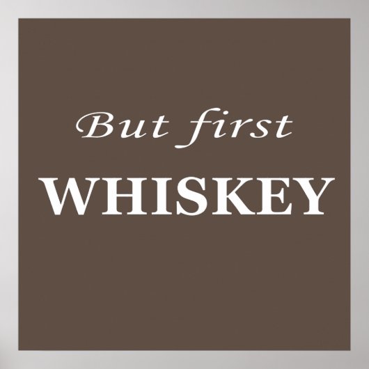 Poster citations de whisky (Devant)