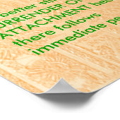 Poster Citations de WISDOM de Bhagavad Gita (Coin)