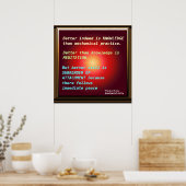 Poster Citations de WISDOM de Bhagavad Gita (Cuisine)