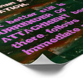 Poster Citations de WISDOM de Bhagavad Gita (Coin)