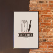 Poster Citations drôles de chef