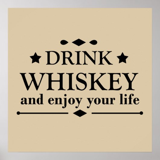 Poster Citations drôles de whisky, citations de boisson a (Devant)
