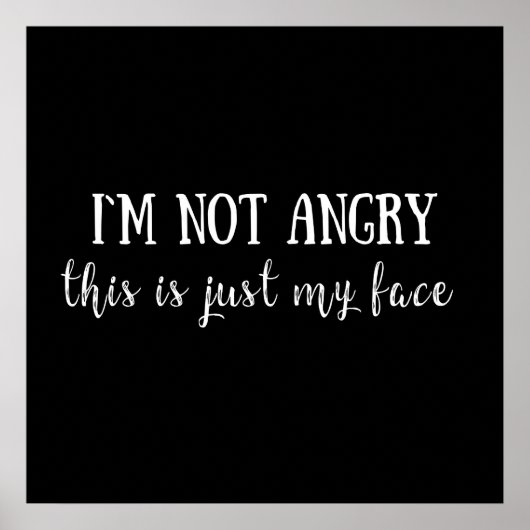 Poster Citations drôles d'introverti sarcastique (Devant)