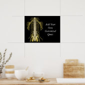 Poster Citations et déclarations chiropratiques Customisé (Cuisine)