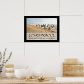 Poster Citations et déclarations de chiropratique Nature (Cuisine)