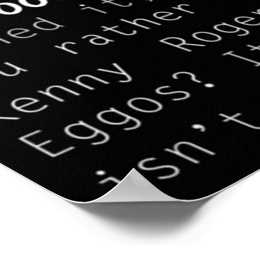 Poster Citations étrangères (Coin)