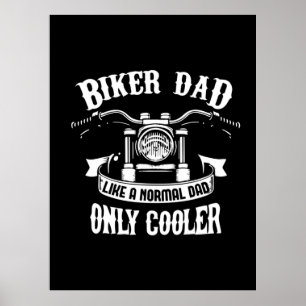 Poster Citations grand-père Best Biker Papa