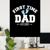 Poster Citations grand-père | First Time Papa 2022 (Bureau à domicile)