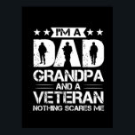 Poster Citations grand-père | Je Suis Un Père Et Un Vétér<br><div class="desc">Citations grand-père | Je Suis Un Père Et Un Vétéran</div>